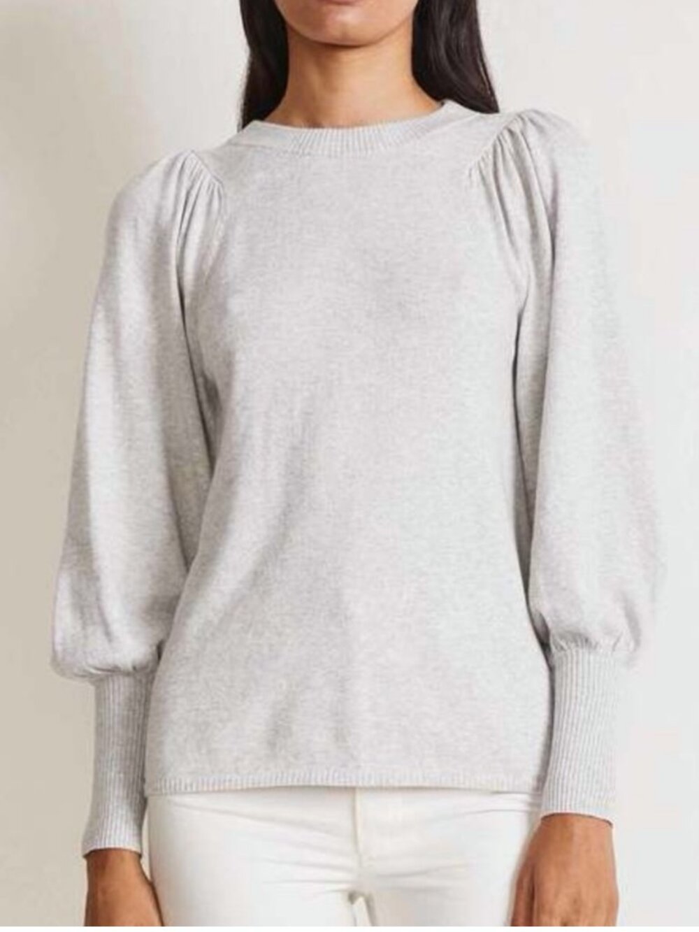 NWOT Apiece Apart Eco Dewi puff sleeve organic cotton Sweater/Sweatshirt Sz M